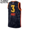 Camiseta Niños NBA Oklahoma City Thunder Josh Giddey 2023-24 Nike City Edition Negro Swingman